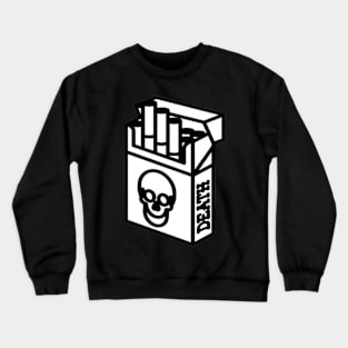 Cigarette packet - DEATH - B&W Crewneck Sweatshirt